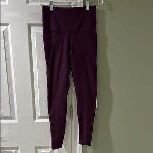 Danskin Purple Leggings Slim Fit Athletic Wear